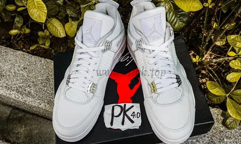 READY SHIP Retro Money TO 4 Pure RETAIL Jordan MATERIALS PK GOD 0507